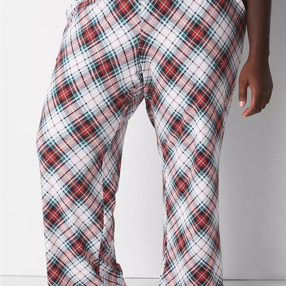 Sleep by Cacique Women’s Pajama Cotton Pants Size 12L Red Green Christmas 
NWT - Picture 2 of 9
